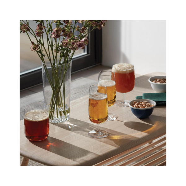 LSA Borough Pilsner Glass Set of 4 - in use