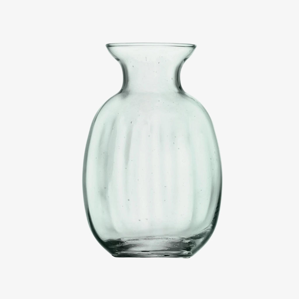 LSA Mini Mia Recycled Glass Vases - Fluted