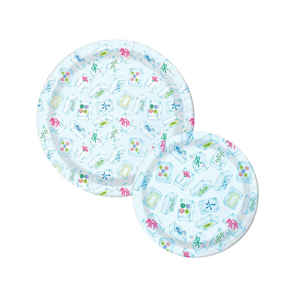 Mahjong Premium Paper Plates Set of 8