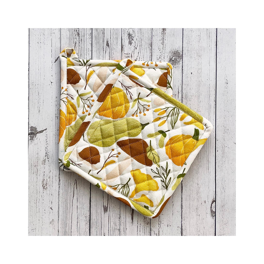 Hello Autumn Pot Holder, Set of 2