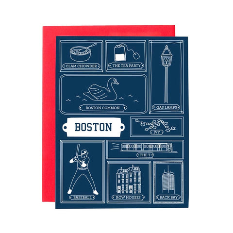 Boston Frames Greeting Card