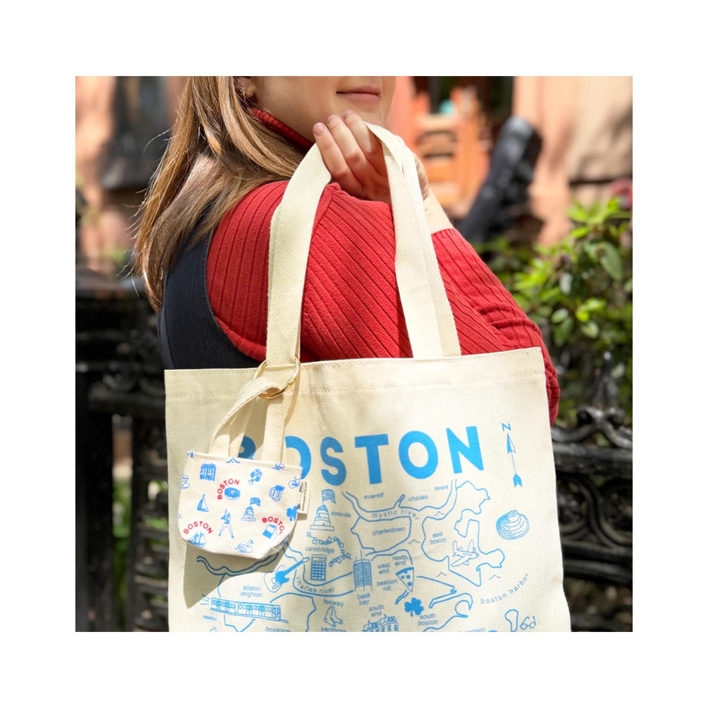 Boston Tote Charm- in use