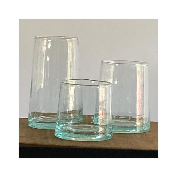 Recycled Water Glasses - Pyramid Shape