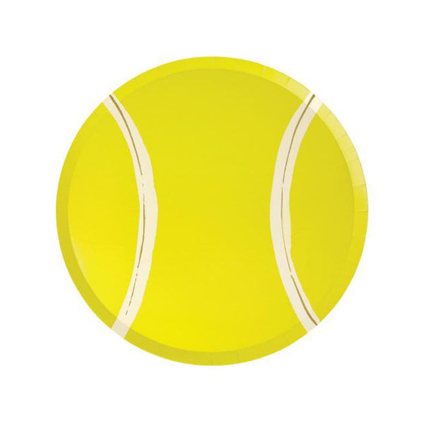 Tennis Ball Paper Plates