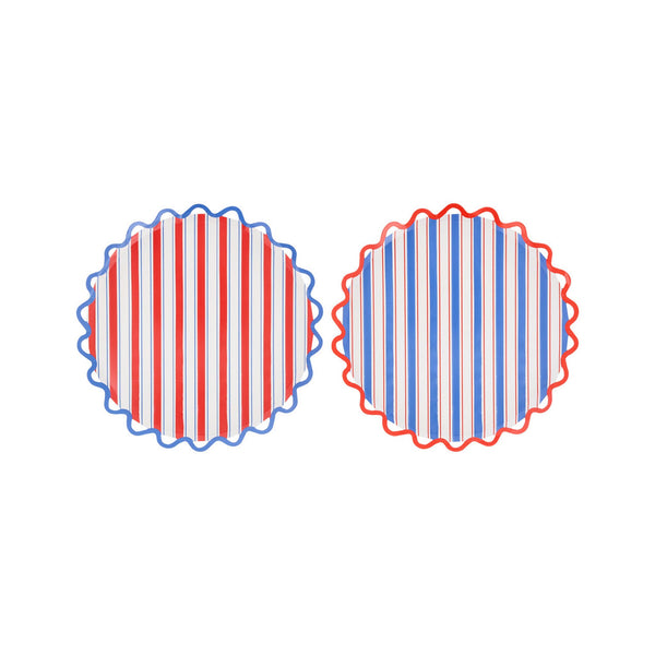 Nautical Striped Dinner Plates