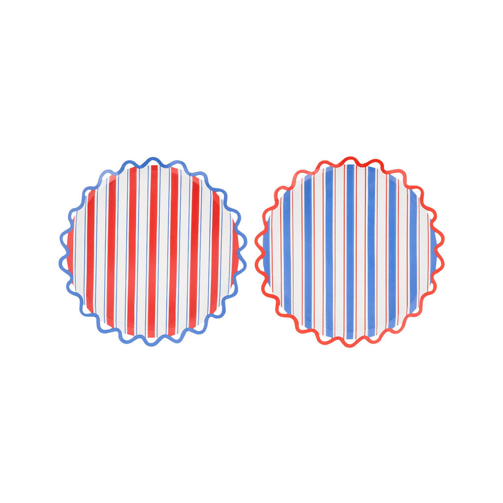 Nautical Striped Side Plates
