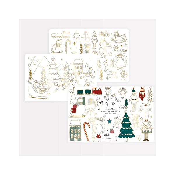 Christmas Coloring Placemats