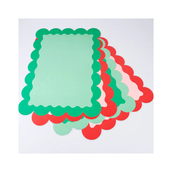 Christmas Paper Placemat Set of 8