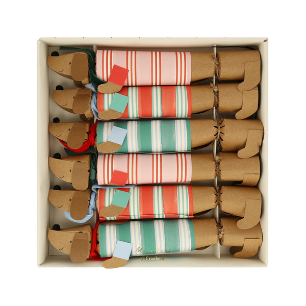 Sausage Dog Holiday Crackers