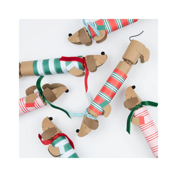 Sausage Dog Holiday Crackers