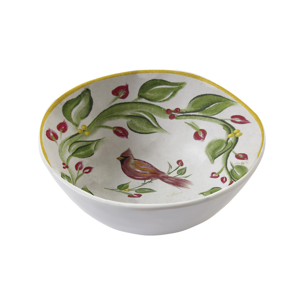 Cardinal Wreath Dipping Bowl