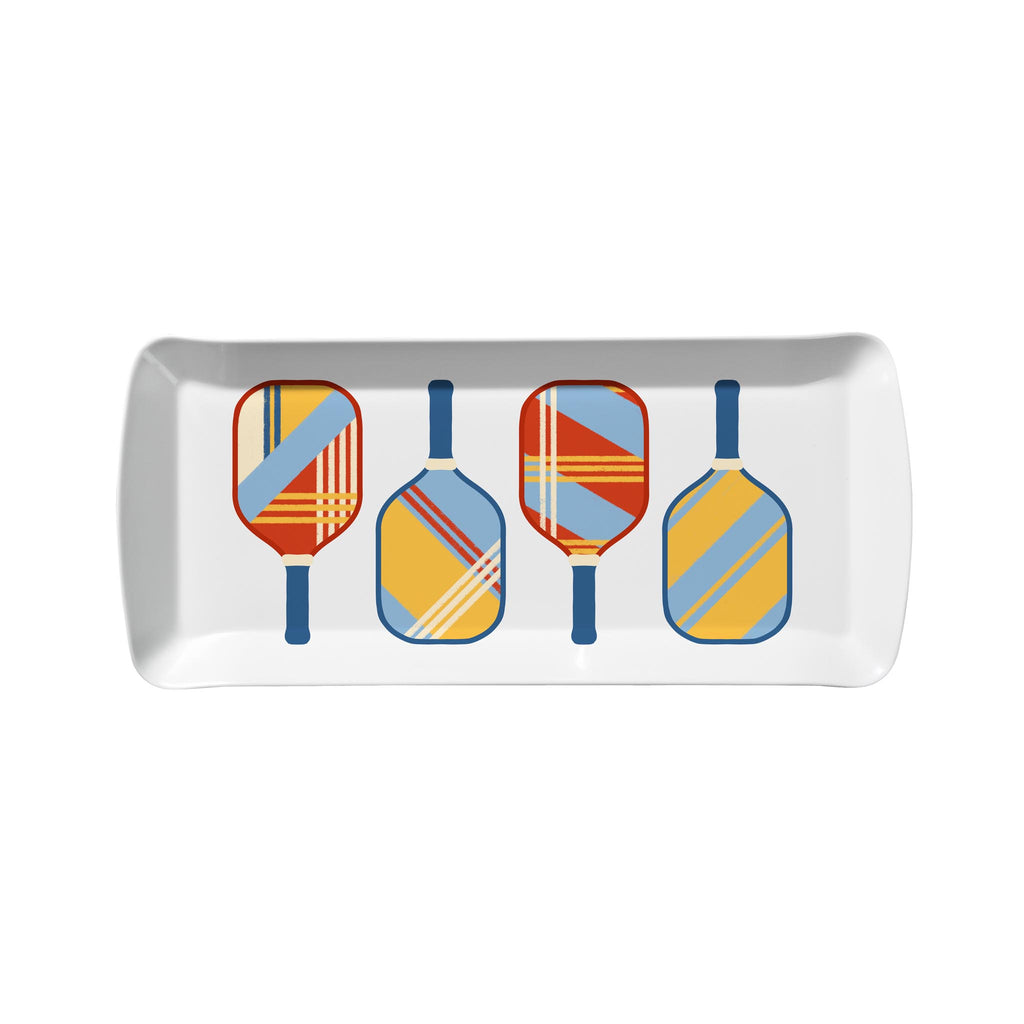 Pickleball Melamine Appetizer Tray