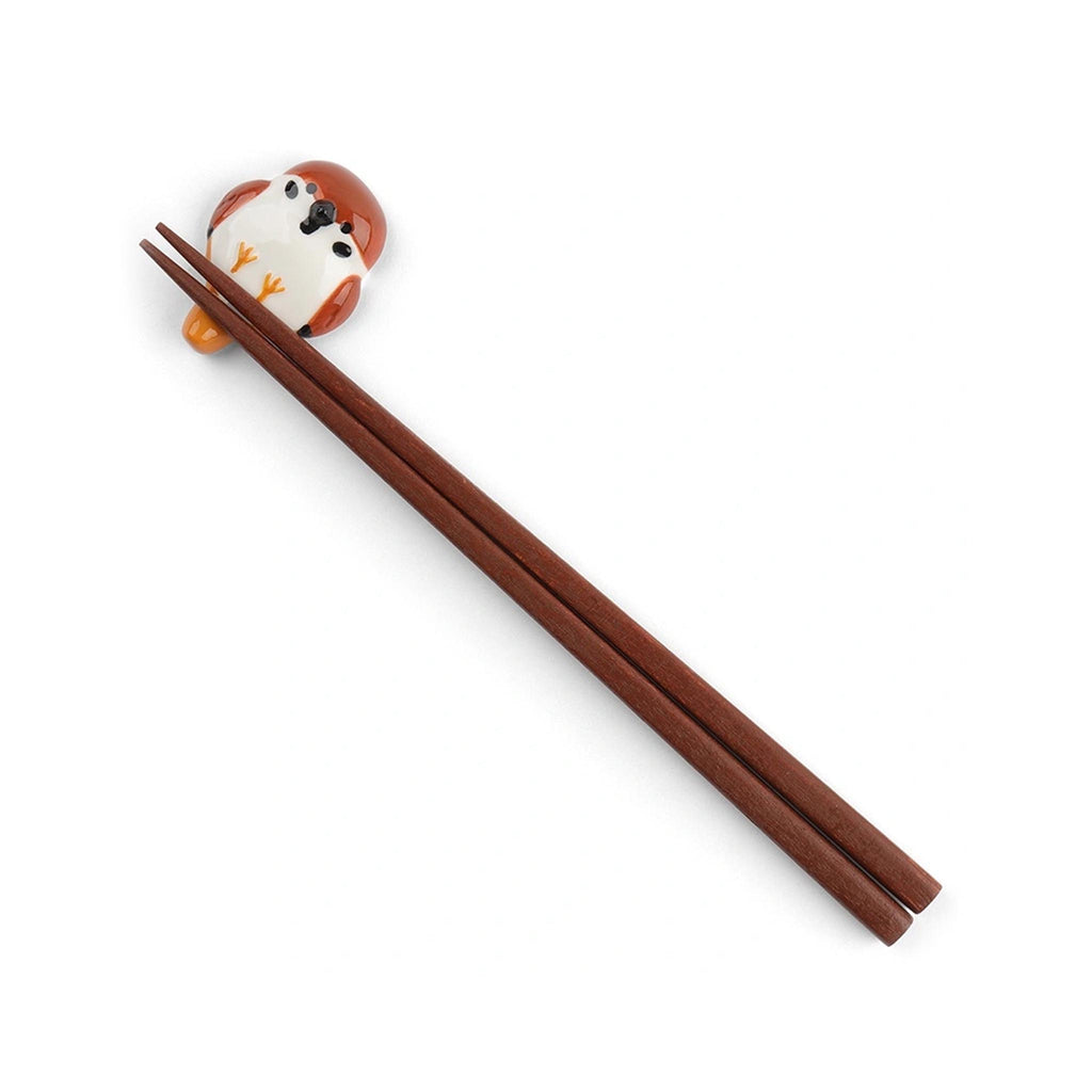 Chopstick Rest - Sparrow - in use