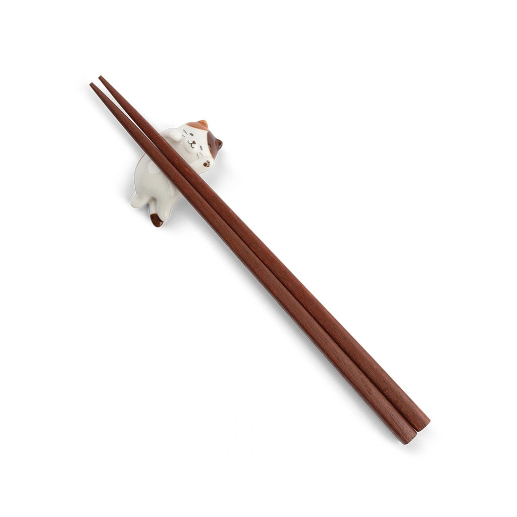Chopstick Rest - Cat Mike - in use