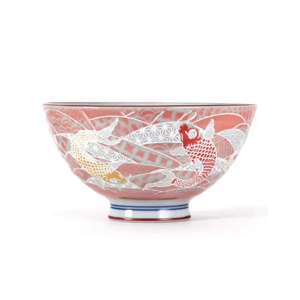 Koi Fish Porcelain Rice Bowl
