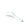 White Soup Spoon with Hook - 5.75" - base