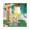 Vintage Tiki Mid Century Modern Highball Tall Cocktail Glass - in grouping