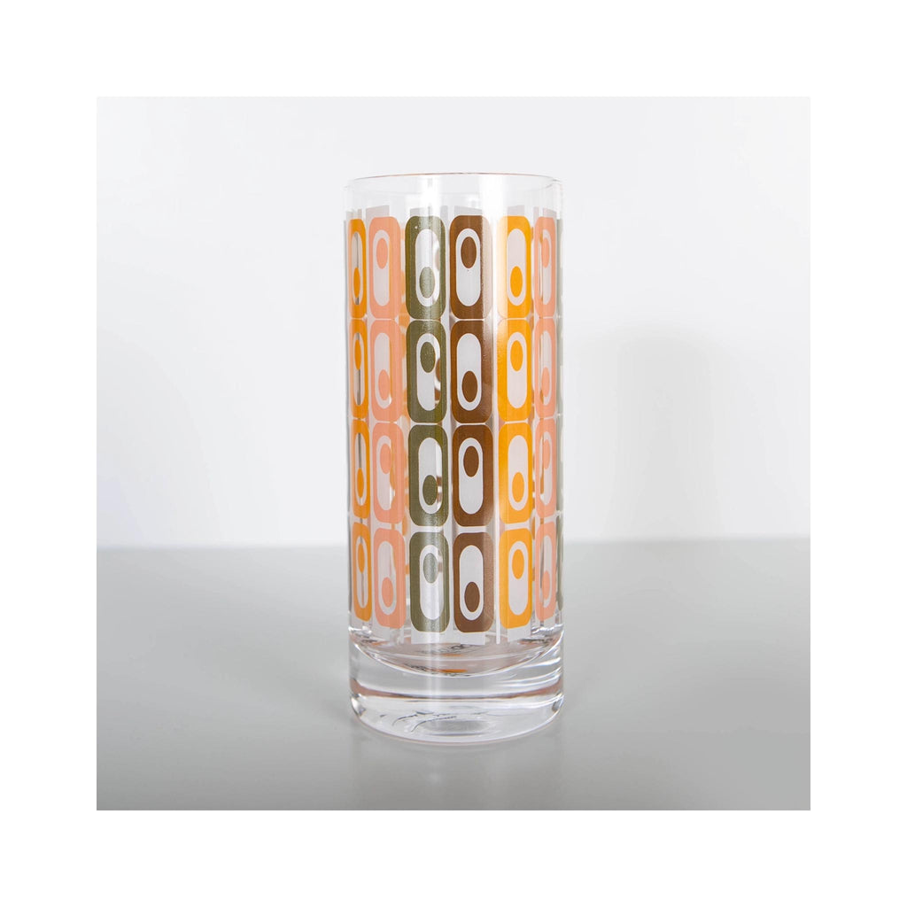 Vintage Tiki Mid Century Modern Highball Tall Cocktail Glass