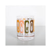 Tiki Mid Century Modern Vintage Whiskey Rocks Cocktail Glass