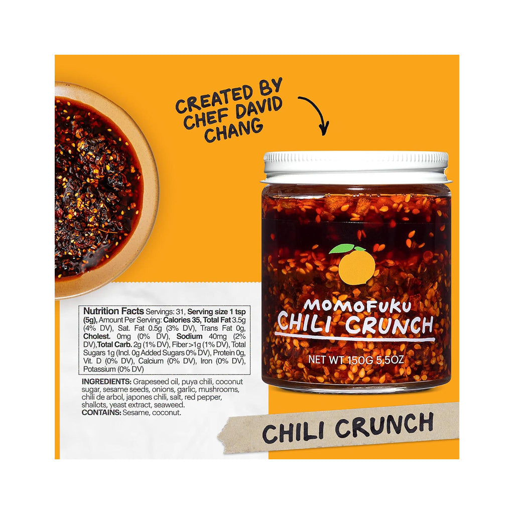 Momofuku Original Chili Crunch - ingredients
