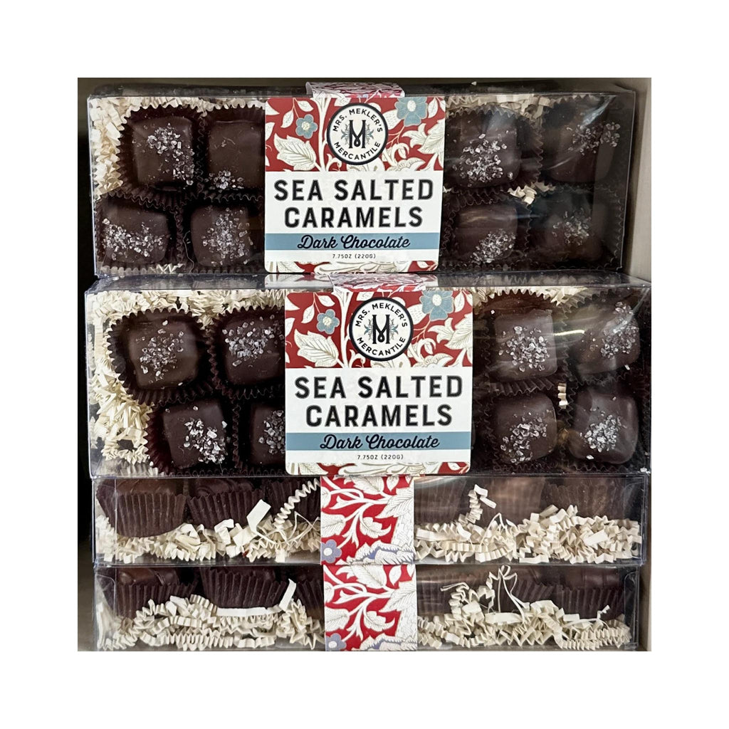 Dark Chocolate Sea Salted Caramels - packaging
