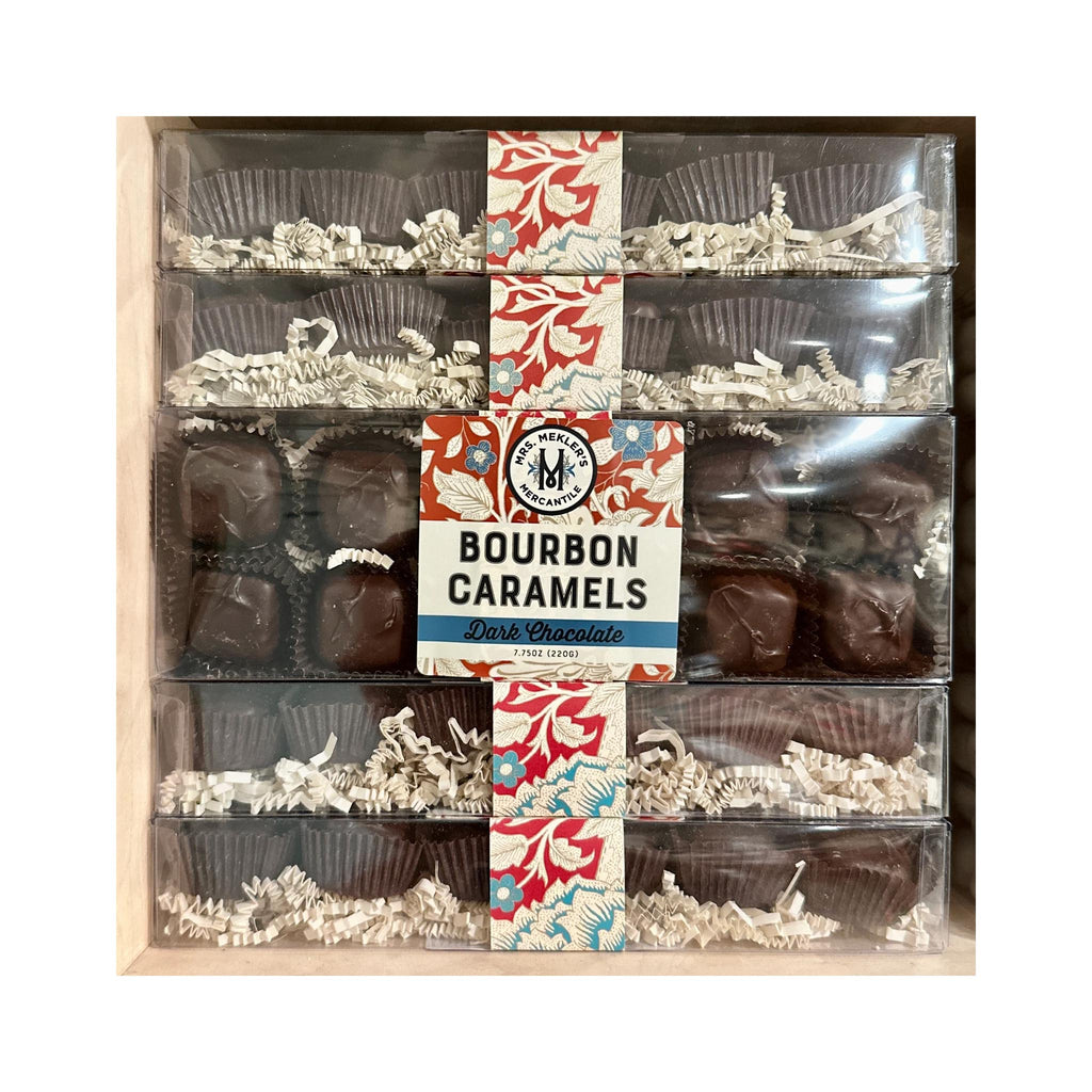 Dark Chocolate Bourbon Caramels - packaging
