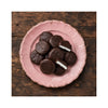Dark Chocolate Peppermint Patties - on plate