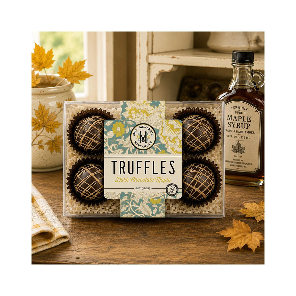 Maple Dark Chocolate Truffles