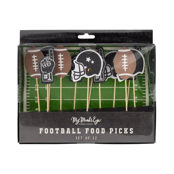 Football Food Picks  in packaging