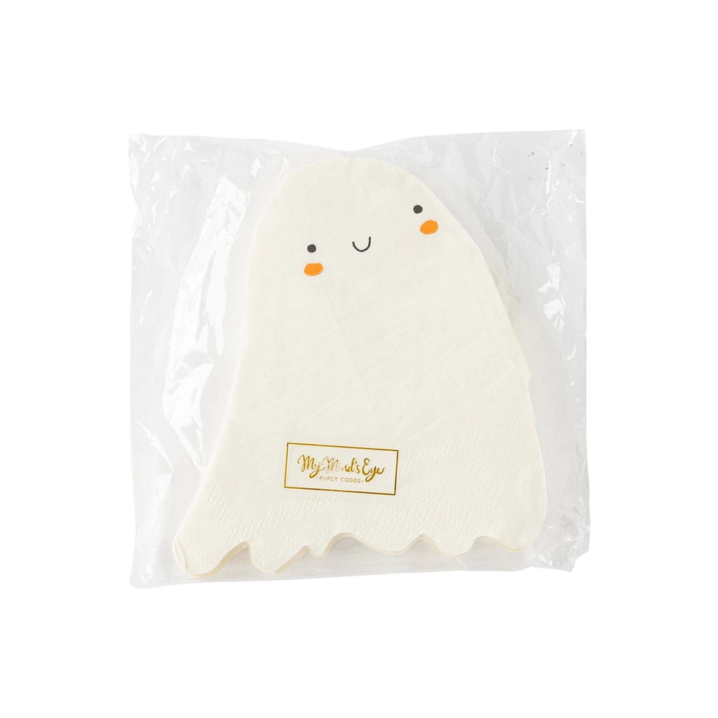 Ghost Shaped Party Napkins - package
