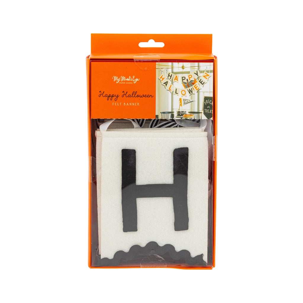 Felt Happy Halloween Banner - packaging