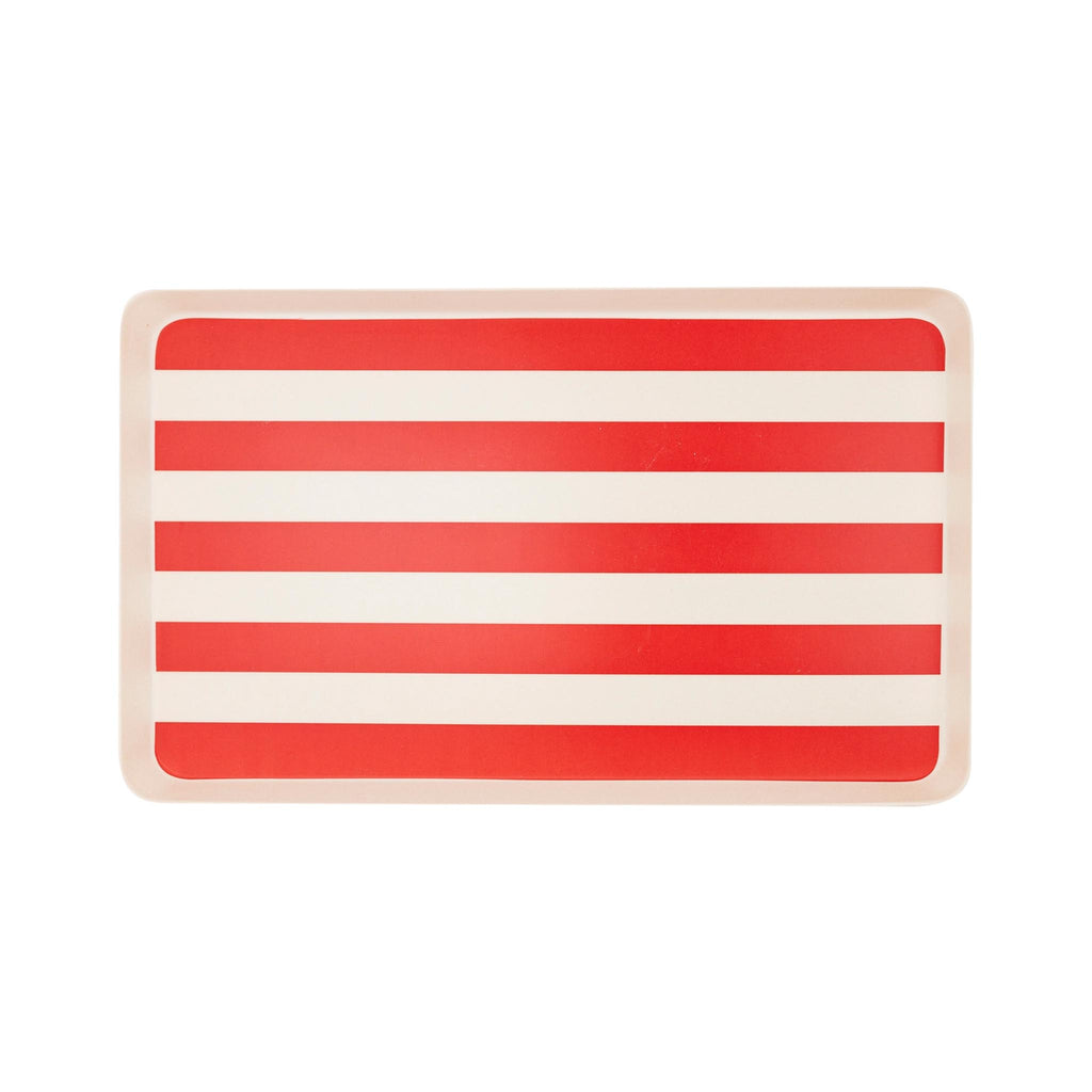 American Flag Stacked Reusable Bamboo Serving Tray Set - Tray