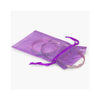 Organza Gift Bag with Ribbon Drawstring - Purple