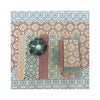 Block Printed Tablecloth - Porto Tile Multi