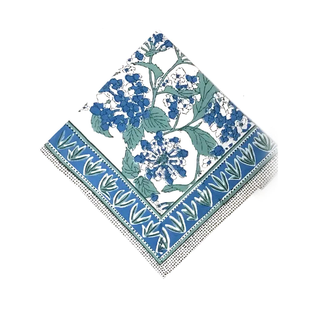 Block Printed Wild Sage Napkin