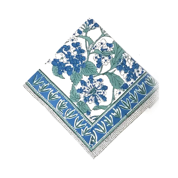 Block Printed Wild Sage Napkin
