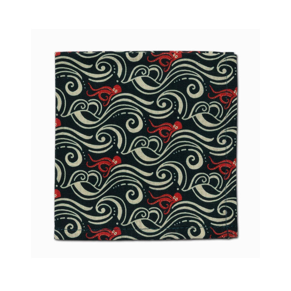 Calamari Cloth Cocktail Napkins Set of 4