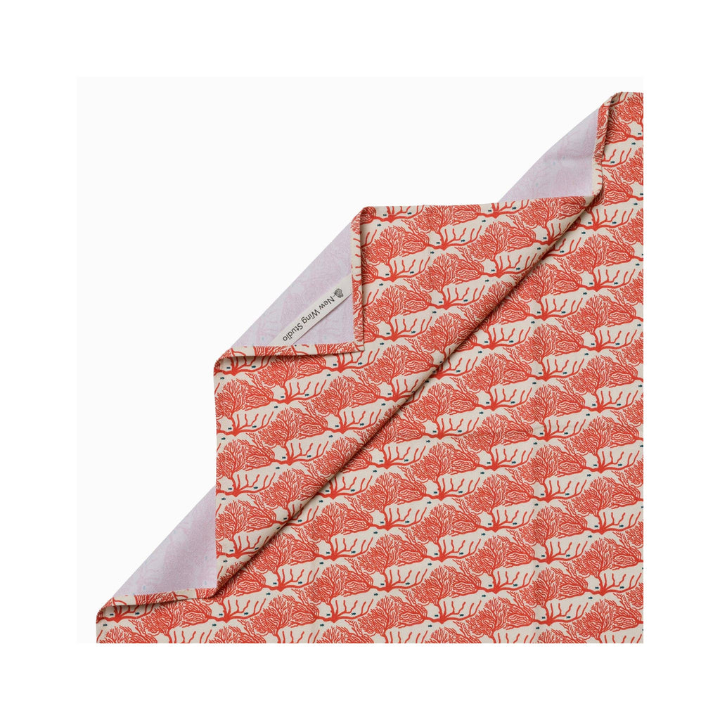 Coral Reef Kitchen Towel - detail