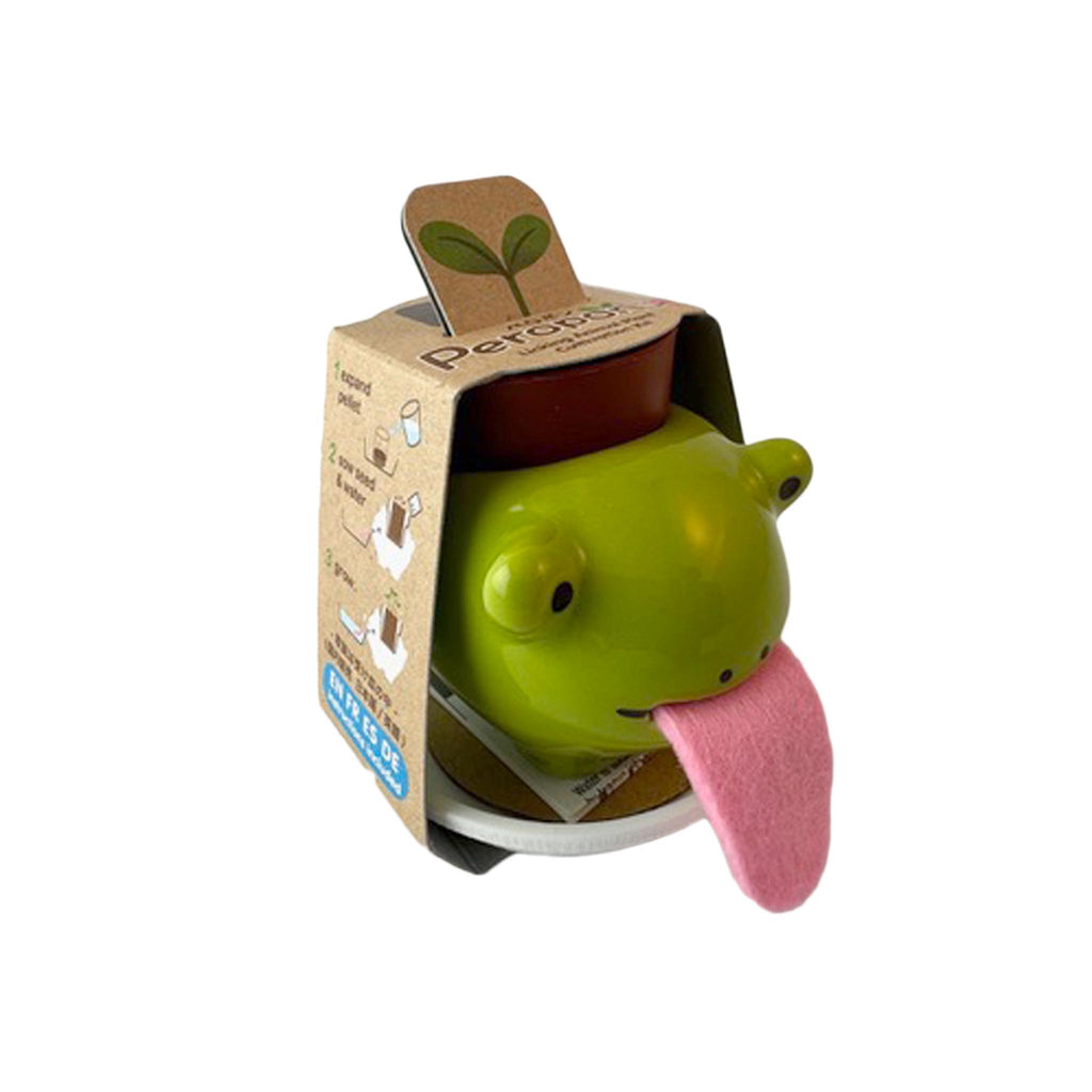 Peropon Licking Frog Planter