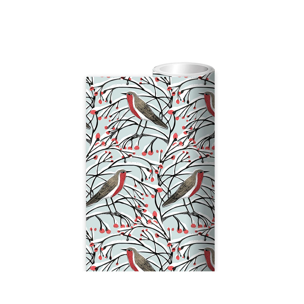 Gift Wrap Roll - Robin & Berries