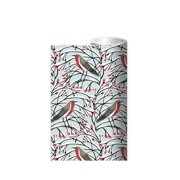 Gift Wrap Roll - Robin & Berries
