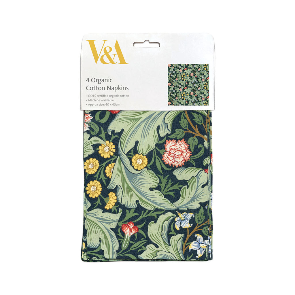 V & A Leicester Cloth Napkin Set of 4