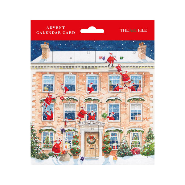 Advent Calendar Card - Santa House