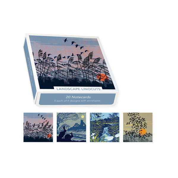 Landscape Linocut Boxed Cards