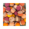 Oakwind Hollow Mini Felt Wool Acorns - Pumpkin Spice