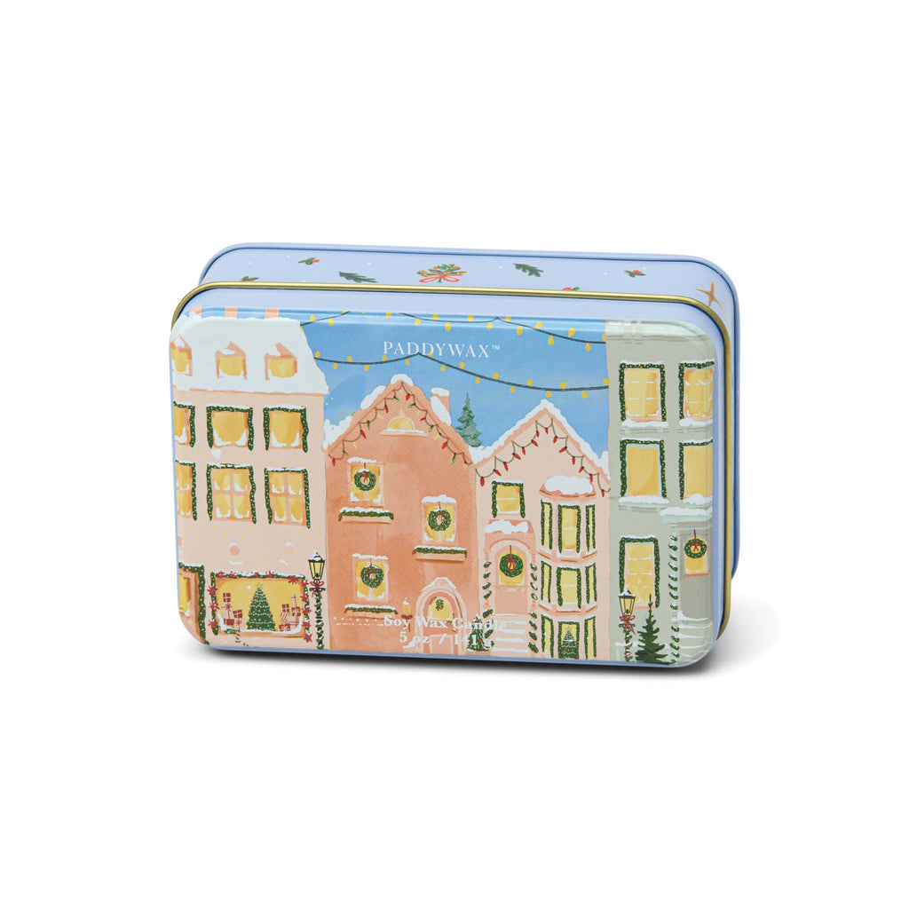 Paddywax Holiday Tin Collection Candles - Gingerbread & Vanilla