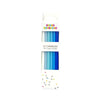 Blue Gradient Candles Set of 12 - package