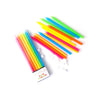 Neon Rainbow Birthday Candles Set