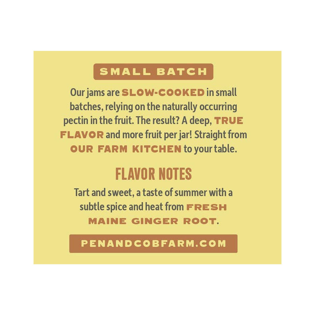 Lemon Ginger Rhubarb Jam - info