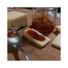 Lemon Ginger Rhubarb Jam - in use on cheese